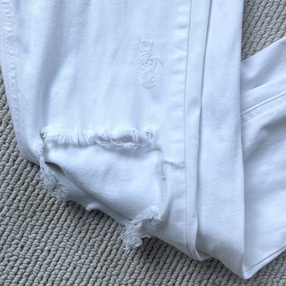 🌿TopShop White jeans with holes, size 26W/30L🌿 - Picture 8 of 8